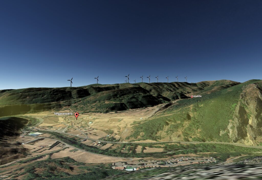 Vista desde el repetidor de Vegacervera